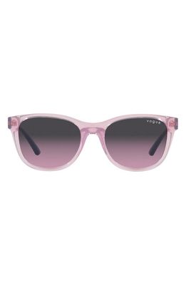 VOGUE Kids' 48mm Gradient Butterfly Sunglasses in Opal Pink