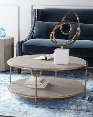 Vogue Shagreen Cocktail Table