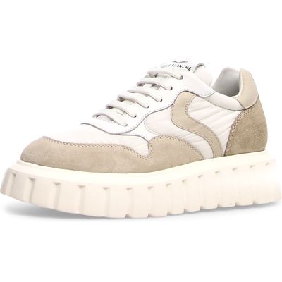 Voile Blanche Grenelle Platform Sneaker in White Sand 