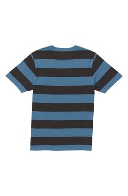 Volcom Bolders Stripe Pocket T-Shirt in Indigo Ridge