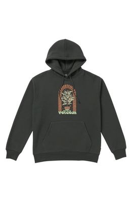 Volcom Earth Tripper Graphic Hoodie in Stealth
