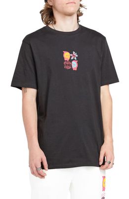 Volcom Flower Budz Graphic T-Shirt in Stealth