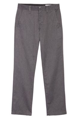 Volcom Frickin Modern Stretch Pants in Charcoal Heather