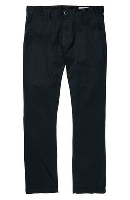 Volcom Frickin Modern Stretch Pants in Dark Navy 