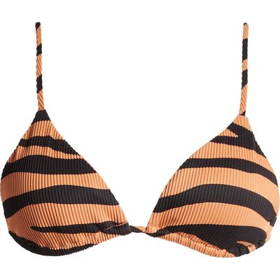 Volcom Keep Up Triangle Bikini Top in Wild Ginger 