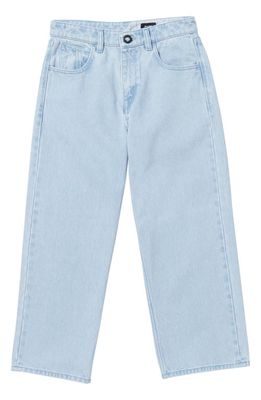 Volcom Kids' Billow Dream Straight Leg Jeans in Light Blue