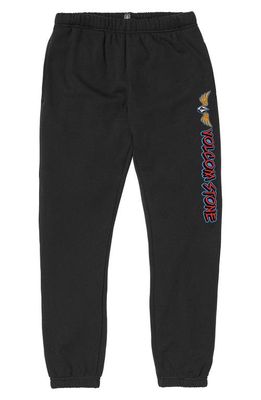 Volcom Kids' Caiden Fleece Logo Sweatpants in Black