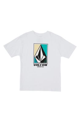 Volcom Kids' Four Up Graphic T-Shirt in White