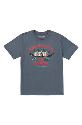 Volcom Kids' Freshcatch Graphic T-Shirt in Dark Slate