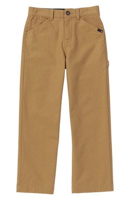 Volcom Kids' Krafter Stretch Cotton Pants in Tobacco