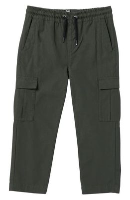 Volcom Kids' March Cotton Cargo Pants in Stealth