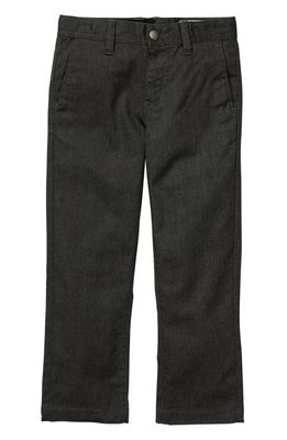 Volcom Kids' Modern Stretch Chinos in Charcoal Heather