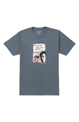 Volcom Original Pulp Comic Graphic T-Shirt in Dark Slate