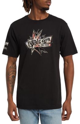 Volcom Pepper Cotton Graphic T-Shirt in Black