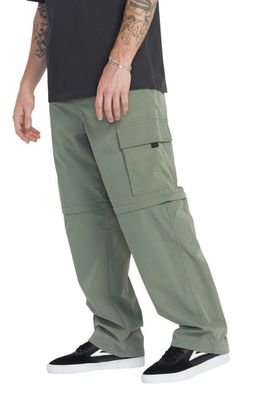 Volcom Skate Vitals Convertible Cargo Pants in Agave
