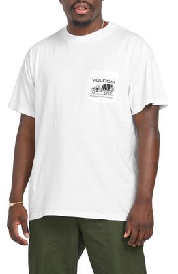 Volcom Skate Vitals Grant Taylor Pocket Graphic T-Shirt in White