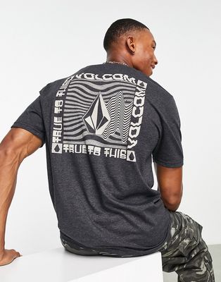 Volcom Slider T-shirt in washed black