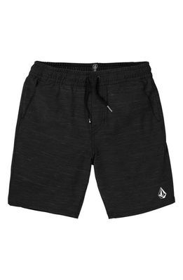 Volcom Understoned Hybrid Shorts in Black