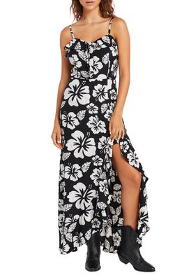 Volcom x Coco Ho Floral Maxi Dress in Black White