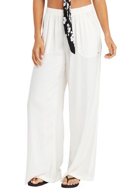 Volcom x Coco Ho Wide Leg Pants in Star White