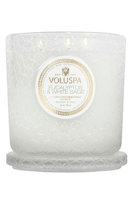 Voluspa Eucalyptus & White Sage 3-Wick Luxe Candle