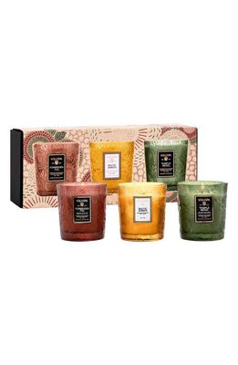 Voluspa Fragrant Foliage Demi Candle Trio