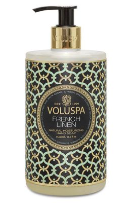 Voluspa Moisturizing Hand Soap in French Linen