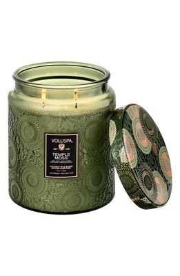 Voluspa Temple Moss Luxe Jar Candle