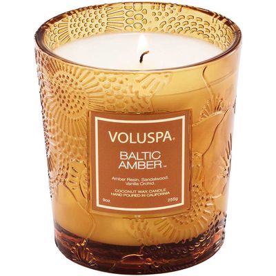 Voluspa XXV Boxed Classic Candle in Baltic Amber 