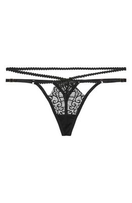 Von Follies By Dita Von Teese Exterteese G-String in Black