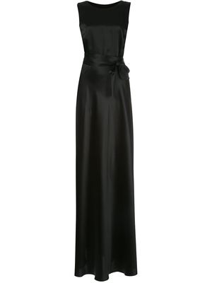VOZ backless full-length dress - Black