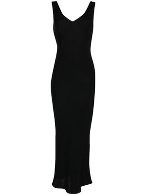 VOZ Double V Bias sleeveless dress - Black