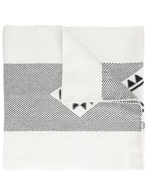 VOZ 'Estrella' shawl - White