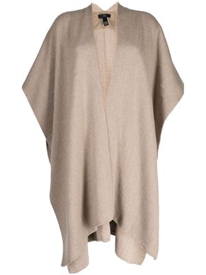 VOZ fine-knit alpaca duster - Brown