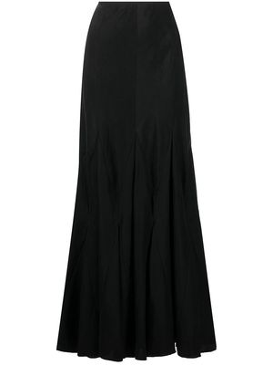 VOZ godet high-waisted skirt - Black