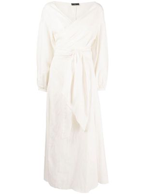 VOZ Peasant blouse dress - White