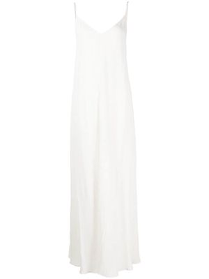 VOZ thin-strap parachute slip dress - White