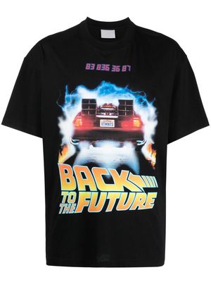VTMNTS Back to the Future graphic-print T-shirt - Black