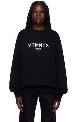VTMNTS Black Paris Sweater