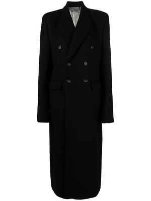 VTMNTS double-breasted wool coat - Black
