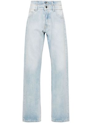 VTMNTS double-waistband straight-leg jeans - Blue