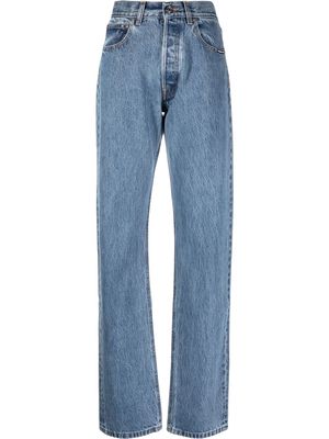 VTMNTS high-waist straight leg jeans - Blue