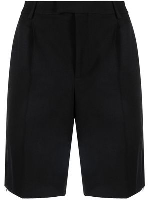 VTMNTS high-waist tailored shorts - Black