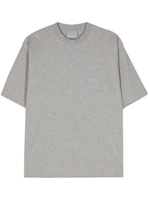 VTMNTS logo-embroidered cotton t-shirt - Grey