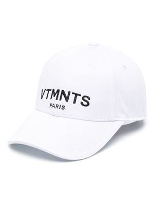 VTMNTS Paris cotton baseball cap - White