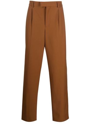 VTMNTS plain tailored trousers - Brown