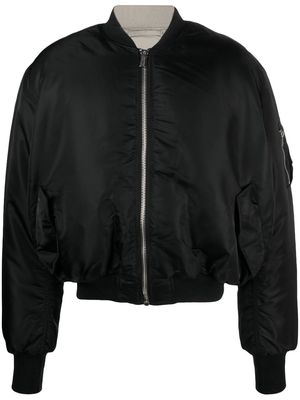 VTMNTS reversible zipped bomber jacket - Black