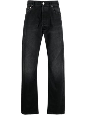 VTMNTS straight-leg cotton jeans - Black