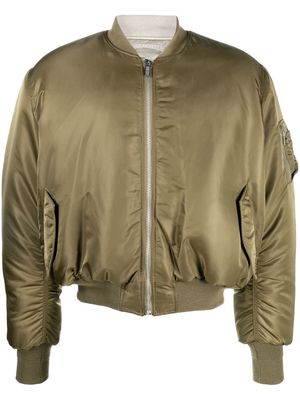 VTMNTS zip-up bomber jacket - Green