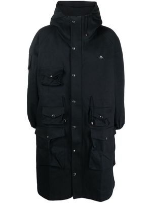 Vuarnet cotton parka coat - Black
